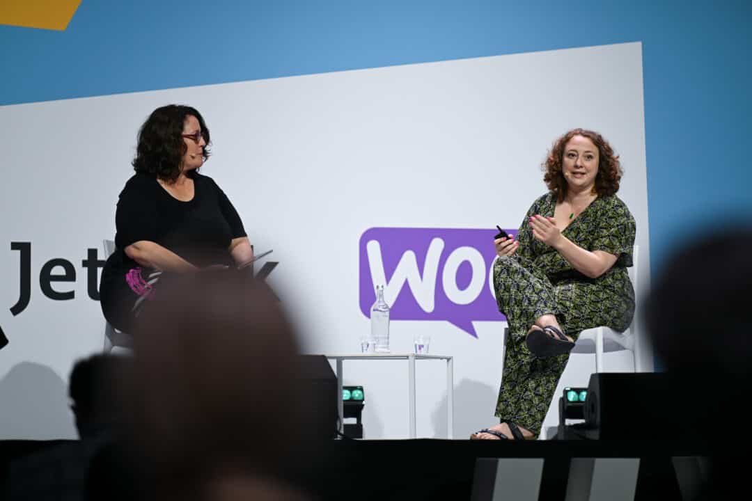 Siobhan McKeown (COO, Human Made) et Dee Teal (Lead de la version historique de WordPress 5.6, ‘Simone’)