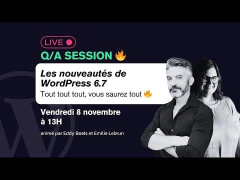 Q/A Hebdo : Préparez-vous pour WordPress 6.7 – Les nouveautés à connaître